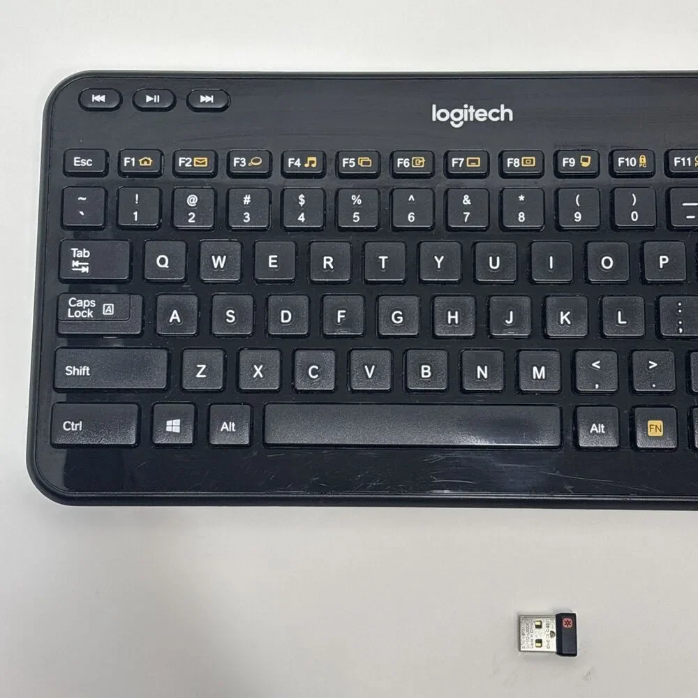Logitech K360 Wireless Black Keyboard w/ USB Unifying Receiver Y-R0017